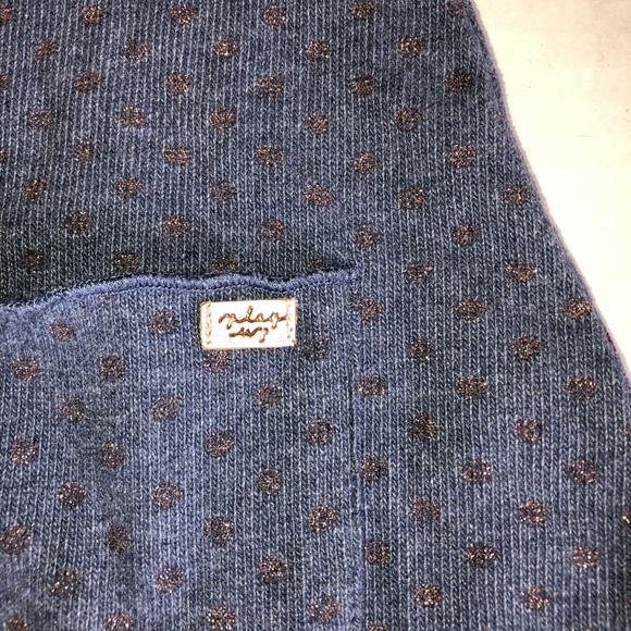 Play Up European Designer 2 Dress Polka Dots Navy - Picture 6 of 14